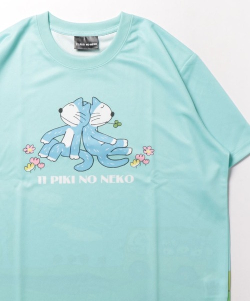 salle de bal(サルデバル)の「11ぴきのねこ ドライメッシュTシャツ WNI TEE(Tシャツ/カットソー・レディース・ホワイト/ライトグリーン/ピンク/ネイビー・FREE)」の3枚目の写真