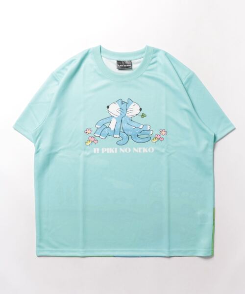 salle de bal(サルデバル)の「11ぴきのねこ ドライメッシュTシャツ WNI TEE(Tシャツ/カットソー・レディース・ホワイト/ライトグリーン/ピンク/ネイビー・FREE)」の10枚目の写真