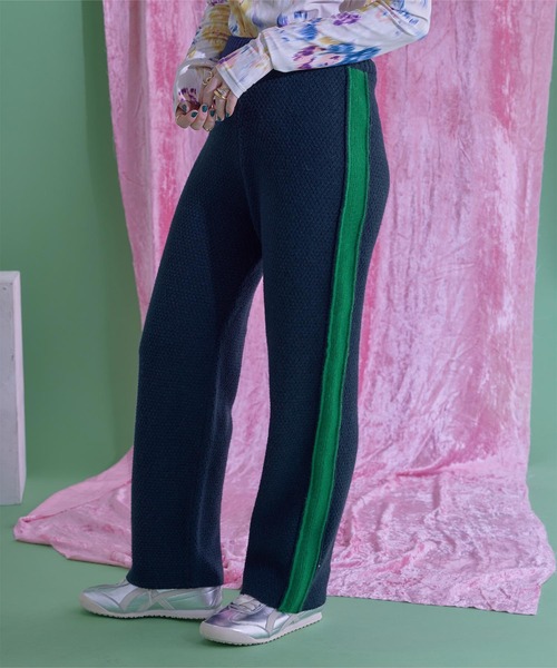 GUCCI ラインニットパンツ