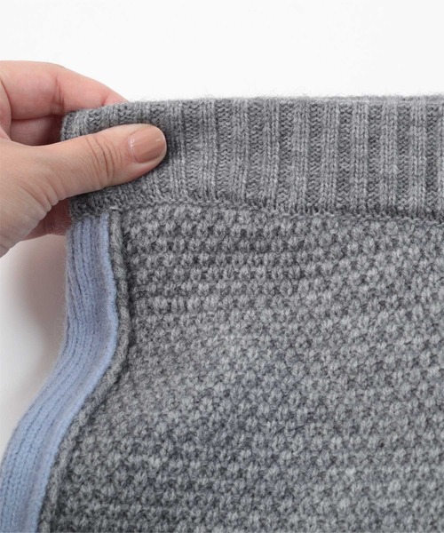 miette(ミエット)の「アルパカタッチ配色サイドラインニットパンツ(その他パンツ・レディース・グレー/ネイビー/ベージュ・FREE)」の13枚目の写真