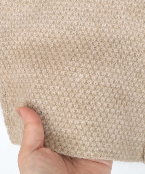 miette(ミエット)の「アルパカタッチ配色サイドラインニットパンツ(その他パンツ・レディース・グレー/ネイビー/ベージュ・FREE)」の15枚目の写真