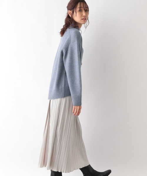 GLOBAL WORK（グローバルワーク）の「フワフワHug meセットアップ/906889（ワンピース・レディース・グレー系その他3/ブルー系その他6/ブラック/ベージュ/グレイッシュベージュ・LARGE/MEDIUM）」の21枚目の写真