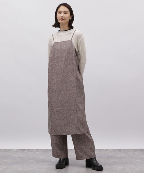 LAKOLE（ラコレ）の「ツイードライクロングワンピース / 984162（ワンピース・レディース・ネイビー系8/ブラウン系7・SMALL/MEDIUM）」の2枚目の写真