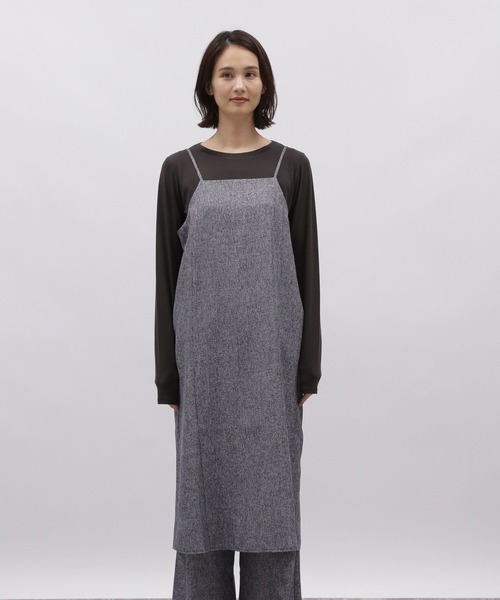 LAKOLE（ラコレ）の「ツイードライクロングワンピース / 984162（ワンピース・レディース・ネイビー系8/ブラウン系7・SMALL/MEDIUM）」の7枚目の写真