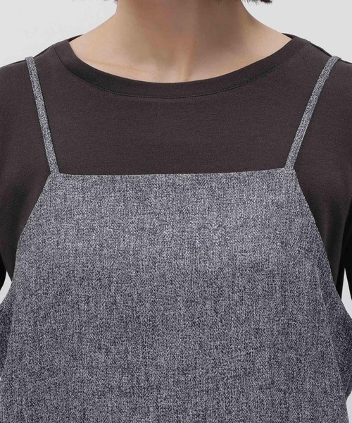 LAKOLE（ラコレ）の「ツイードライクロングワンピース / 984162（ワンピース・レディース・ネイビー系8/ブラウン系7・SMALL/MEDIUM）」の10枚目の写真