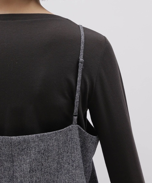 LAKOLE（ラコレ）の「ツイードライクロングワンピース / 984162（ワンピース・レディース・ネイビー系8/ブラウン系7・SMALL/MEDIUM）」の15枚目の写真