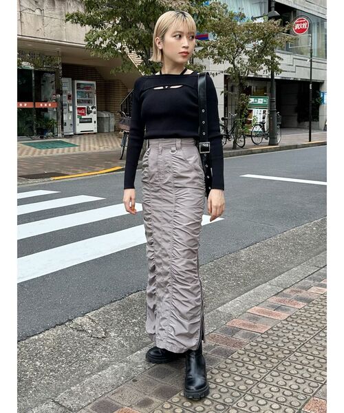 MURUA(ムルーア)の「サイドゴアインソールショートブーツ(ブーツ・レディース・ブラック/アイボリー・22.5/24.5/23.5)」の18枚目の写真