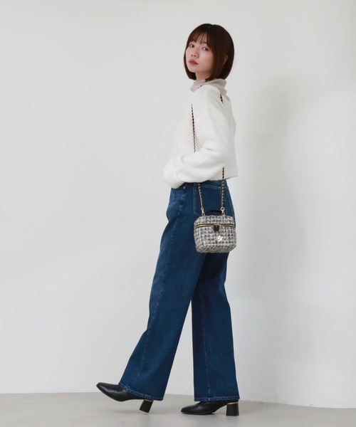 archives（アルシーヴ）の「ハイネックラメチュールTOPS（Tシャツ/カットソー・レディース・アイボリー/ブラック/グレー・MEDIUM）」の10枚目の写真