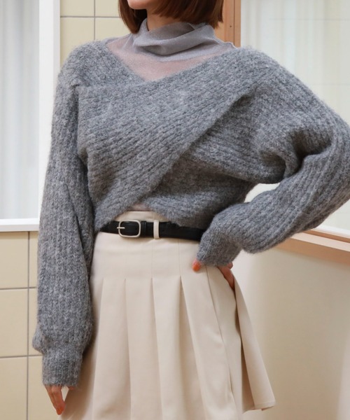 archives（アルシーヴ）の「ハイネックラメチュールTOPS（Tシャツ/カットソー・レディース・アイボリー/ブラック/グレー・MEDIUM）」の11枚目の写真