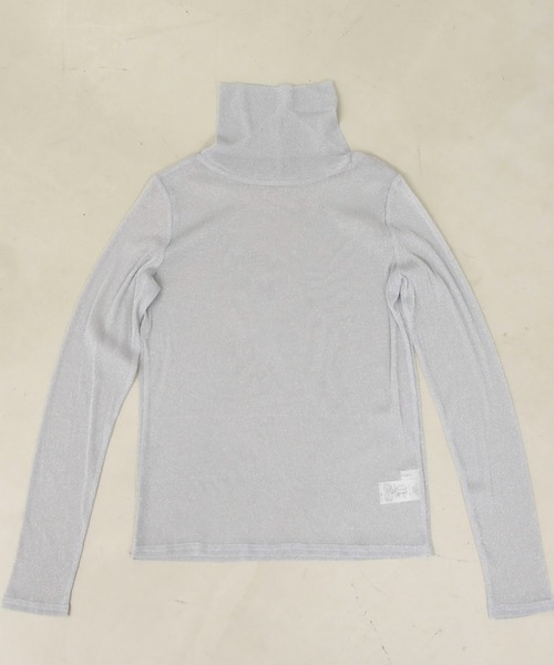 archives（アルシーヴ）の「ハイネックラメチュールTOPS（Tシャツ/カットソー・レディース・アイボリー/ブラック/グレー・MEDIUM）」の17枚目の写真