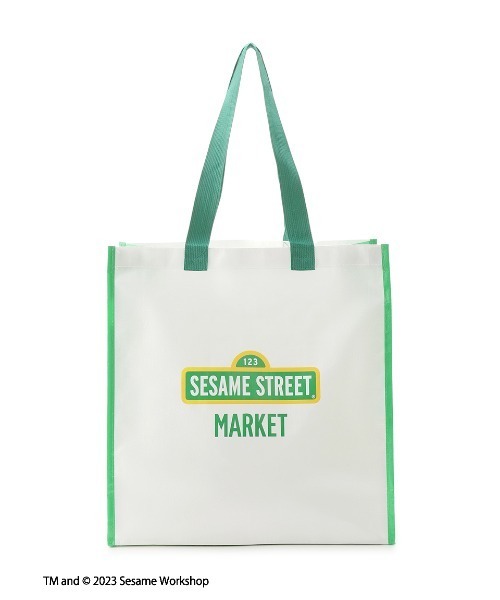 SESAME STREET(セサミストリート)の「ショッピングバッグM(エコバッグ/サブバッグ・レディース・グリーン・FREE)」の3枚目の写真