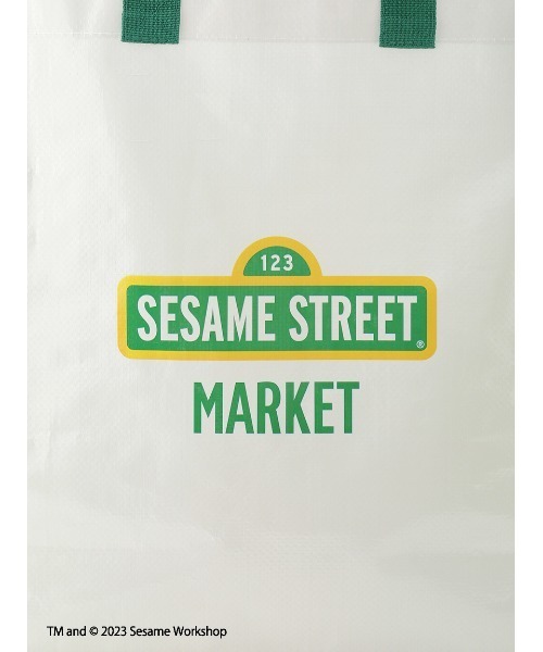 SESAME STREET(セサミストリート)の「ショッピングバッグM(エコバッグ/サブバッグ・レディース・グリーン・FREE)」の6枚目の写真