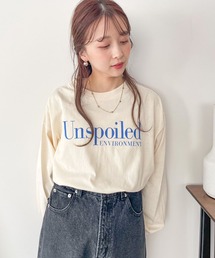 LOWRYS FARM | ｓｐａｃｅカコウプリントＬＳ 992837(Tシャツ/カットソー)