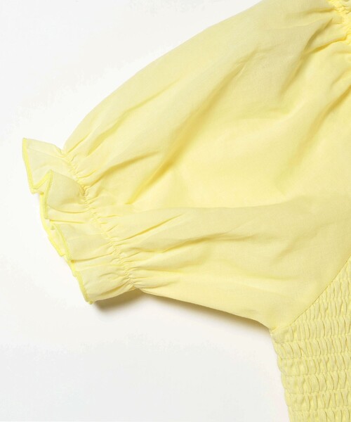B:MING by BEAMS（ビーミングバイビームス）の「B:MING by BEAMS / パフスリーブ オールインワン（100～140cm）（つなぎ/オールインワン・キッズ・イエロー系その他3/ダークグリーン・140/130/120/110/100）」の14枚目の写真