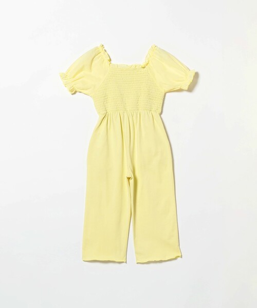 B:MING by BEAMS（ビーミングバイビームス）の「B:MING by BEAMS / パフスリーブ オールインワン（100～140cm）（つなぎ/オールインワン・キッズ・イエロー系その他3/ダークグリーン・140/130/120/110/100）」の17枚目の写真