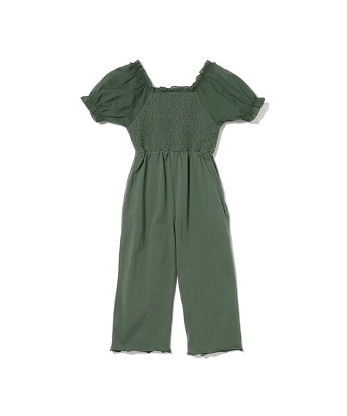 B:MING by BEAMS（ビーミングバイビームス）の「B:MING by BEAMS / パフスリーブ オールインワン（100～140cm）（つなぎ/オールインワン・キッズ・イエロー系その他3/ダークグリーン・140/130/120/110/100）」の19枚目の写真