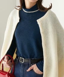 BONLECILL（ボンルシール）の「ラメフライスハイネックプルオーバー（Tシャツ/カットソー・レディース）」