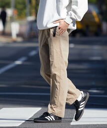 FREAK'S STORE | リラックスフィット コットンナイロン ウェービングベルトパンツ/イージーパンツ/ベルテッドパンツ/クライミングパンツ/ナイロンパンツ(その他パンツ)