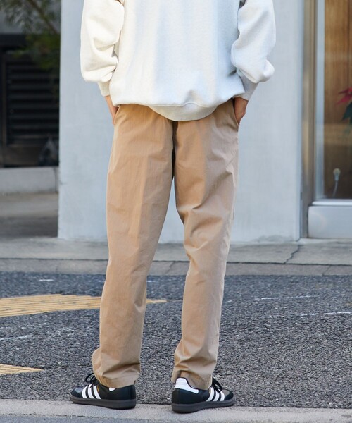 FREAK'S STORE（フリークスストア）の「リラックスフィット コットンナイロン ウェービングベルトパンツ/イージーパンツ/ベルテッドパンツ/クライミングパンツ/ナイロンパンツ（その他パンツ・メンズ・チャコール/ベージュ/ブラック/オリーブ・MEDIUM/LARGE）」の14枚目の写真