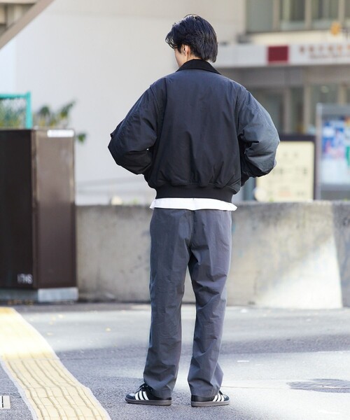 FREAK'S STORE（フリークスストア）の「リラックスフィット コットンナイロン ウェービングベルトパンツ/イージーパンツ/ベルテッドパンツ/クライミングパンツ/ナイロンパンツ（その他パンツ・メンズ・チャコール/ベージュ/ブラック/オリーブ・MEDIUM/LARGE）」の18枚目の写真