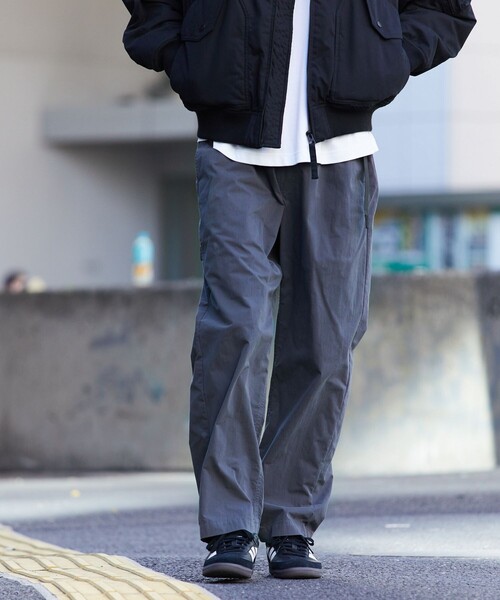 FREAK'S STORE（フリークスストア）の「リラックスフィット コットンナイロン ウェービングベルトパンツ/イージーパンツ/ベルテッドパンツ/クライミングパンツ/ナイロンパンツ（その他パンツ・メンズ・チャコール/ベージュ/ブラック/オリーブ・MEDIUM/LARGE）」の19枚目の写真