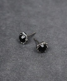 カラーグラス スタッドピアス / チタンポスト(金属アレルギー対応)