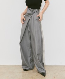 Happy John | design wrap slacks pants / デザインラップスラックスパンツ(スラックス)