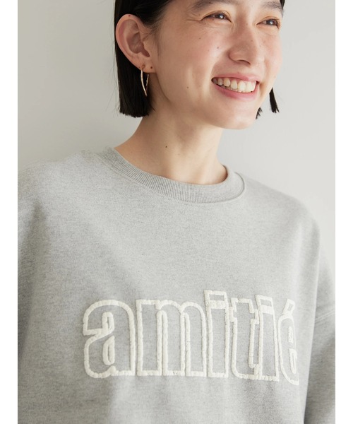 AMERICAN HOLIC（アメリカンホリック）の「発泡ロゴポンチプルオーバー（Tシャツ/カットソー・レディース・ネイビー/グレー系その他/オフホワイト・M/L）」の3枚目の写真