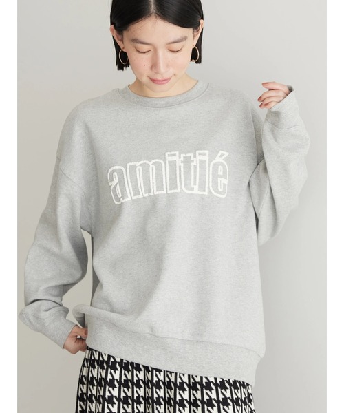 AMERICAN HOLIC（アメリカンホリック）の「発泡ロゴポンチプルオーバー（Tシャツ/カットソー・レディース・ネイビー/グレー系その他/オフホワイト・M/L）」の5枚目の写真