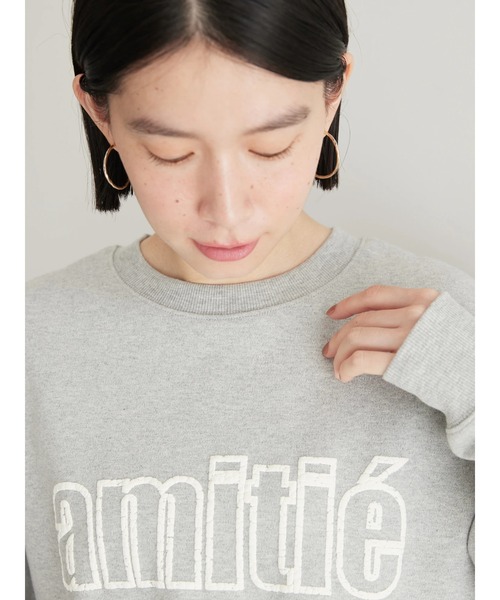 AMERICAN HOLIC（アメリカンホリック）の「発泡ロゴポンチプルオーバー（Tシャツ/カットソー・レディース・ネイビー/グレー系その他/オフホワイト・M/L）」の8枚目の写真