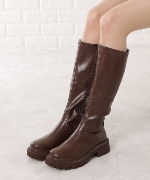 Lace Ladies(レースレディース)の「ロングブーツ(ブーツ・レディース・ブラック・24.5)」の10枚目の写真