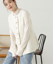 N.(N. Natural Beauty Basic) | ◆ペプラムツイードジレ(ベスト)