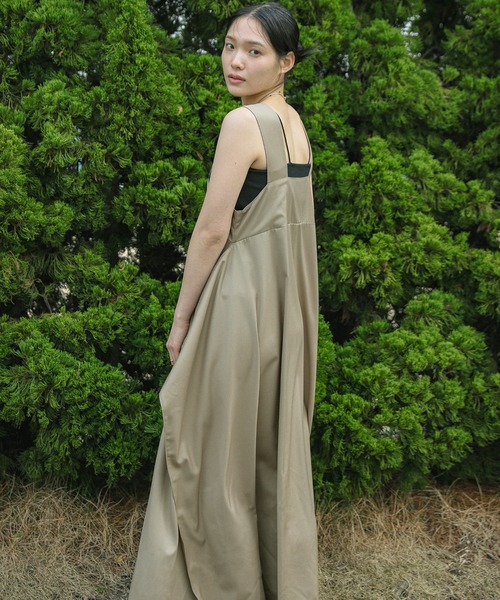 select MOCA(セレクトモカ)の「フロントファスナー2WAYジャンスカ(ジャンパースカート・レディース・グレイッシュベージュ/ブラック・LARGE/MEDIUM)」の14枚目の写真