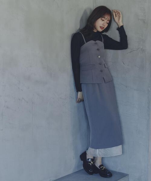 PROPORTION BODY DRESSING(プロポーションボディドレッシング)の「2WAYベスト / 1214150207(ベスト・レディース・ダークグレー/ベージュ・MEDIUM/SMALL)」の17枚目の写真