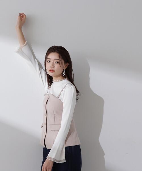 PROPORTION BODY DRESSING(プロポーションボディドレッシング)の「2WAYベスト / 1214150207(ベスト・レディース・ダークグレー/ベージュ・MEDIUM/SMALL)」の5枚目の写真