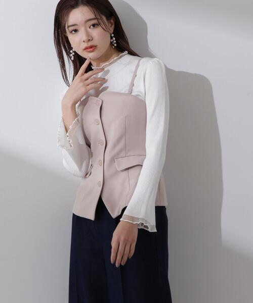 PROPORTION BODY DRESSING(プロポーションボディドレッシング)の「2WAYベスト / 1214150207(ベスト・レディース・ダークグレー/ベージュ・MEDIUM/SMALL)」の6枚目の写真