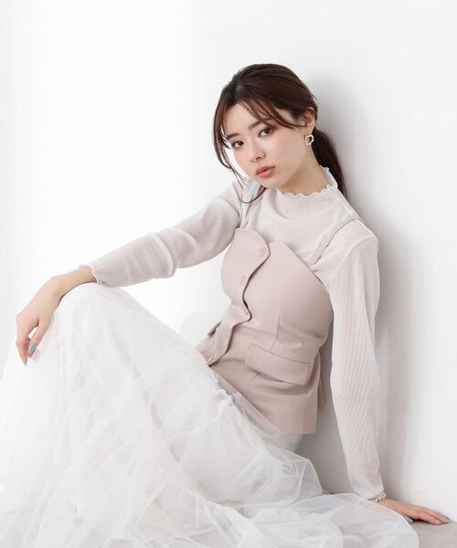 PROPORTION BODY DRESSING(プロポーションボディドレッシング)の「2WAYベスト / 1214150207(ベスト・レディース・ダークグレー/ベージュ・MEDIUM/SMALL)」の9枚目の写真