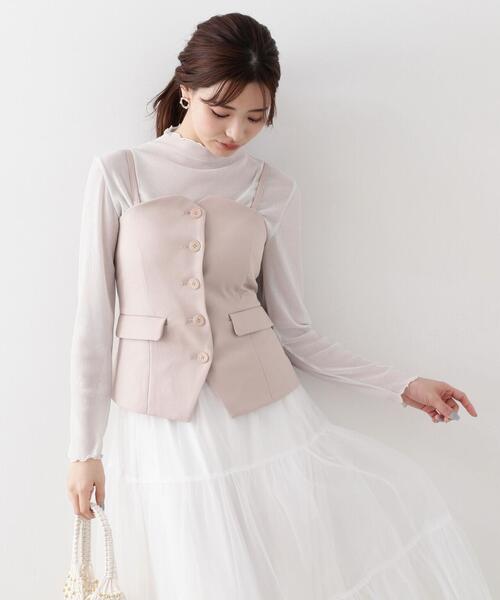 PROPORTION BODY DRESSING(プロポーションボディドレッシング)の「2WAYベスト / 1214150207(ベスト・レディース・ダークグレー/ベージュ・MEDIUM/SMALL)」の12枚目の写真