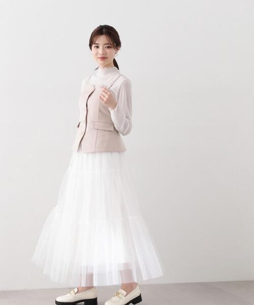 PROPORTION BODY DRESSING(プロポーションボディドレッシング)の「2WAYベスト / 1214150207(ベスト・レディース・ダークグレー/ベージュ・MEDIUM/SMALL)」の14枚目の写真