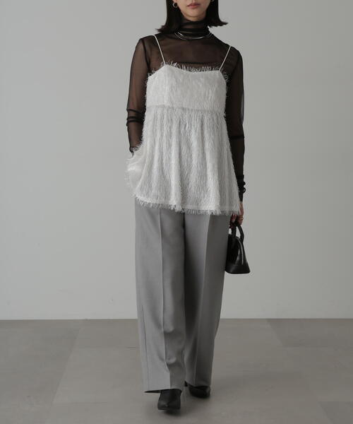 FREE'S MART（フリーズマート）の「◆前後2WAYシャギービスチェ（シャツ/ブラウス・レディース・ホワイト/ブルー/ブラック・FREE）」の13枚目の写真