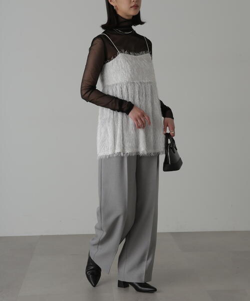 FREE'S MART（フリーズマート）の「◆前後2WAYシャギービスチェ（シャツ/ブラウス・レディース・ホワイト/ブルー/ブラック・FREE）」の14枚目の写真