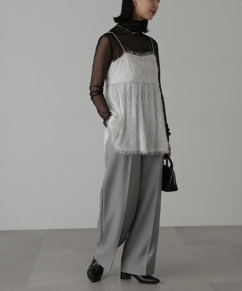 FREE'S MART（フリーズマート）の「◆前後2WAYシャギービスチェ（シャツ/ブラウス・レディース・ホワイト/ブルー/ブラック・FREE）」の15枚目の写真