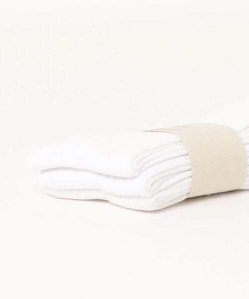 UNIVERSAL PRODUCTS(ユニバーサルプロダクツ)の「<UNIVERSAL PRODUCTS./ユニバーサルプロダクツ>3P COLOR SOCKS(ソックス/靴下・メンズ・ホワイト/ブラック・FREE)」の4枚目の写真
