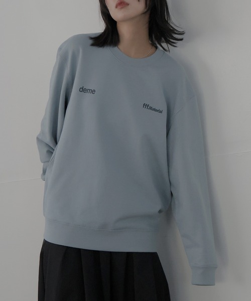 LIAN（リアン）の「バストプリントスウェット（スウェット・レディース・オフホワイト/ブラック/ホワイト系/チャコールグレー/ブルー・MEDIUM/X-LARGE/LARGE）」の5枚目の写真