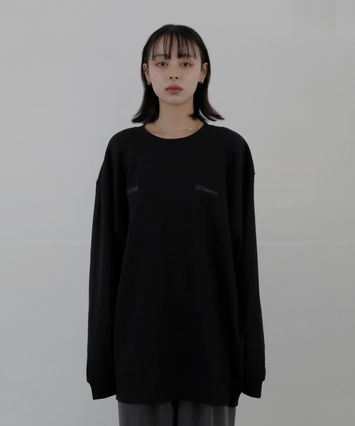 トレーナー スウェット 「25AW PRE-ORDER」Silicon Print Sweatshirt/シリコンプリントスウェット「MAISON S XV712AL9X858.jpg?width=768