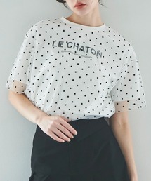 チュールレイヤードＴシャツ