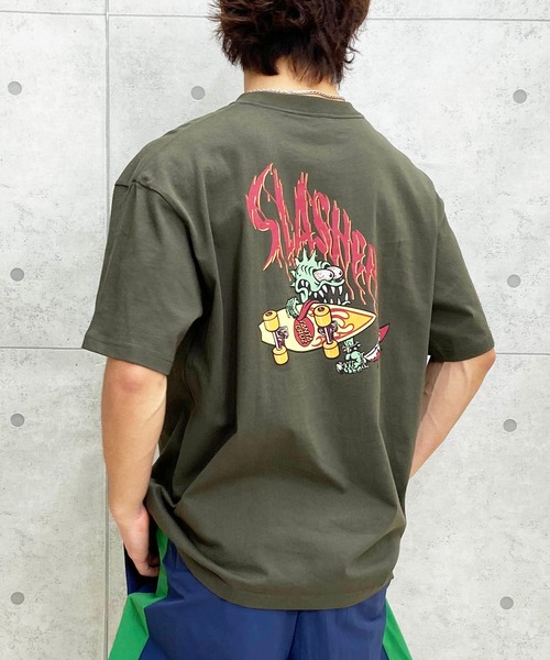 SANTA CRUZ(サンタクルーズ)の「【ムラサキスポーツ限定】SANTACRUZ/サンタクルーズ 半袖Tシャツ バックプリント 502241410(Tシャツ/カットソー・メンズ・ホワイト/スミクロ/アーミー・M/XL/L)」の3枚目の写真
