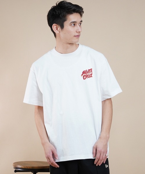 SANTA CRUZ(サンタクルーズ)の「【ムラサキスポーツ限定】SANTACRUZ/サンタクルーズ 半袖Tシャツ バックプリント 502241410(Tシャツ/カットソー・メンズ・ホワイト/スミクロ/アーミー・M/XL/L)」の19枚目の写真