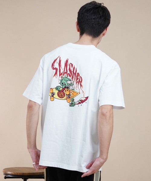 SANTA CRUZ(サンタクルーズ)の「【ムラサキスポーツ限定】SANTACRUZ/サンタクルーズ 半袖Tシャツ バックプリント 502241410(Tシャツ/カットソー・メンズ・ホワイト/スミクロ/アーミー・M/XL/L)」の21枚目の写真