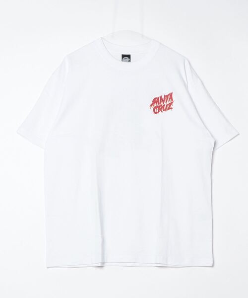 SANTA CRUZ(サンタクルーズ)の「【ムラサキスポーツ限定】SANTACRUZ/サンタクルーズ 半袖Tシャツ バックプリント 502241410(Tシャツ/カットソー・メンズ・ホワイト/スミクロ/アーミー・M/XL/L)」の16枚目の写真